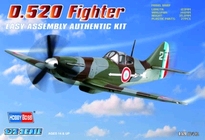 [ HB80237 ] Hobbyboss French D.520 Fighter           1/72