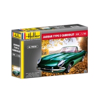 [ HE80719 ] Heller Jaguar Type E 3.8l Cabriolet   1/24