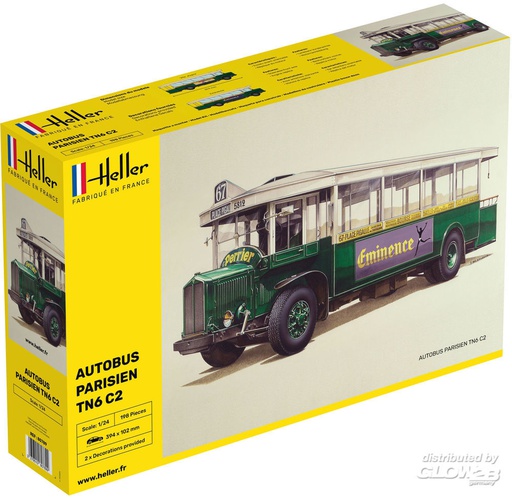 [ HE80789 ] Heller Autobus Parisien Tn6 C2        1/24