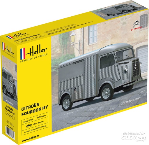 [ HE80768 ] Heller Citroen Fourgon Type HY Tube   1/24