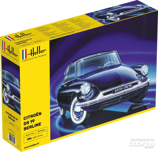[ HE80795 ] Heller CITROEN DS 19 1/16