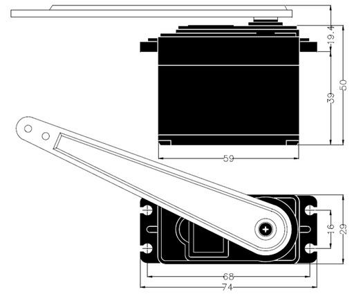 [ HIHS-765HB ] zeilservo  (MPX112765)
