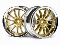 [ HPI3297 ] work xsa cheel 26mm chrome / gold