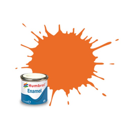 [ HU46 ] Humbrol Matt Orange 14ML
