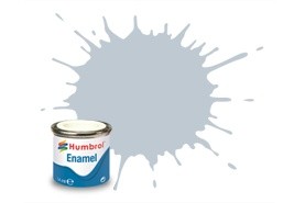 [ HU56 ] Humbrol Enamel Paint Aluminium 14ml