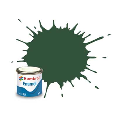 [ HU78 ] Humbrol Enamel Cockpit Green Matt 14ML