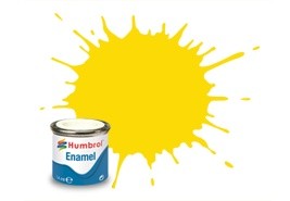 [ HU69 ] Humbrol Enamel Yellow Gloss 14ML