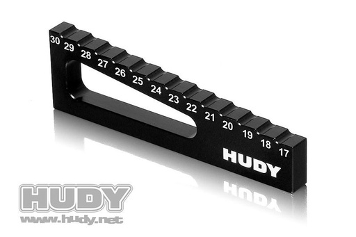 [ HUDY107720 ] chassis ride height gauge 17mm to 30mm for 1/8 &amp; 1/10 