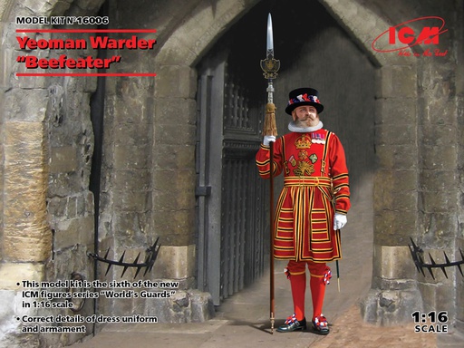 [ ICM16006 ] ICM Yeoman Warder &quot;Beefeater&quot;  1/16