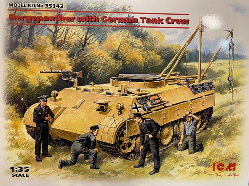[ ICM35342 ] ICM BergePanther &amp; Tank Crew   1/35