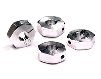 [ INC23596SILVER ] 12 mm hex wheel hub 5 mm  1/10