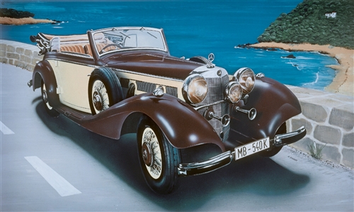 [ ITA-3701S ] Italeri mercedes benz 540k 1/24