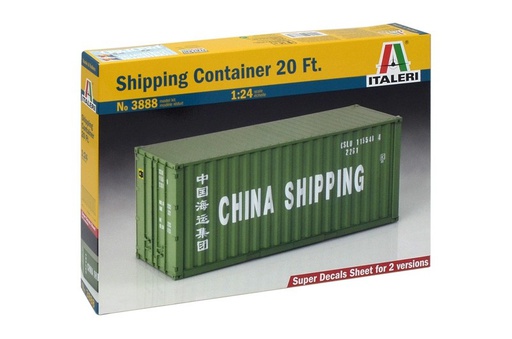[ ITA-3888S ] Italeri shipping container 20ft 1/24