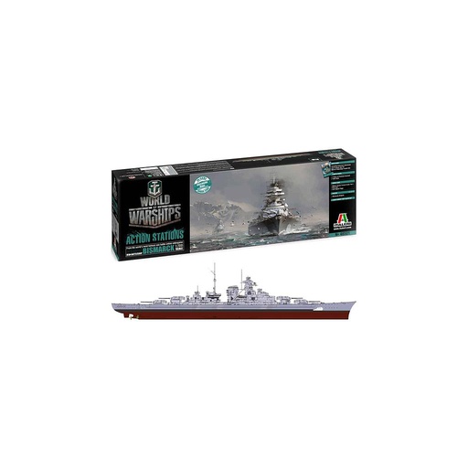 [ ITA-46501 ] Italeri german battleship bismarck 1/700