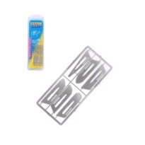 [ JRSH66083 ] Modelcraft set 2 getande bladjes  PKN0009