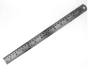 [ JRSH66636 ] Modelcraft steel rule 300 mm -12"