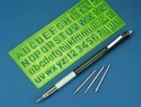 [ JRSH66651 ] Modelcraft holder stencil & 4 diamond engrav