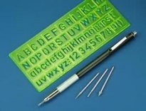 [ JRSH66651 ] Modelcraft holder stencil & 4 diamond engrav