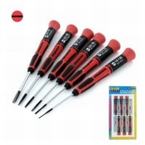 [ JRSH66729 ] Modelcraft 6pc slotted blade screwdriver set