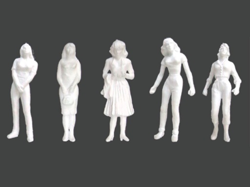 [ JTT97108 ] FIGURE FEM.WHITE 1:100 10ST