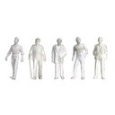 [ JTT97117 ] FIGURE MALE WHITE 1/100 10 st
