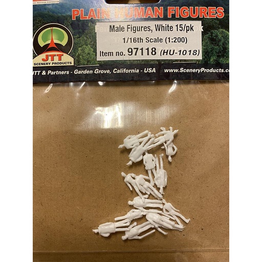 [ JTT97118 ] FIGURE MAL.WHITE 1:200 15 st