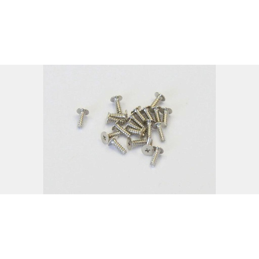 [ KDN-019 ] Schrauben#M1,2x3,5, silber (20)