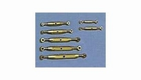 [ AE5300-24  Aeronaut turnbuckles 0/0 24 mm, 5 pcs
