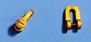 [ AE5322-00 ] Aeronaut scheckel met vijsje 12x7x5mm 5st