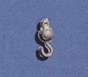 [ AE5350-00 ] haken metaal 9 mm