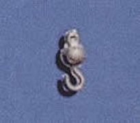 [ AE5350-00 ] haken metaal 9 mm