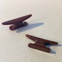 [ AE5401-15 ]  Aeronaut taquet pour bateau en  plastique 15 mm, 10pcs