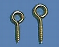 [ AE5463-07 ] Oogvijzen messing 7 mm 50stuks