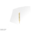 [ AE5603-24 ] Aeronaut relingsteunen plat 3 gaatjes 25 mm 20st