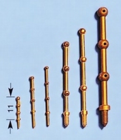 [ AE5603-48 ] relingstutse 48 mm 3 gaatjes (10 stuks)
