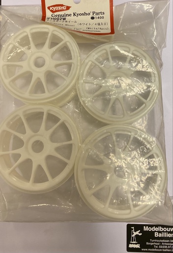 [ KIFH-002W ] Kyosho Velgen MP777, 10 spaken, wit (4)