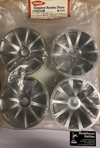 [ KISH-50SM ] Kyosho Velgen 10-Spaken, gecoat (4st.) (ST-R)