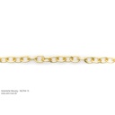 [ AE5627-30 ] ketting 6.3 mm messing