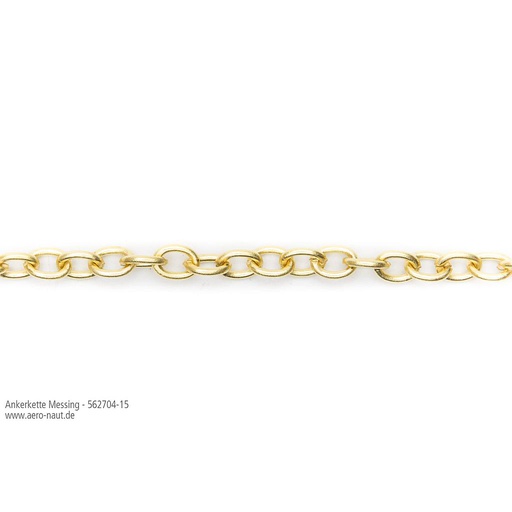 [ AE5627-30 ] ketting 6.3 mm messing