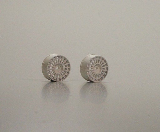 [ KMDH-003W ] Kyosho Wheel Set (Lancia Delta HF/White/Mini-Z 4st.