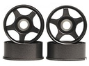 [ KMZ-13GM ] Kyosho Wheel Set(Skyline)gun metal (1/24-5spaak-8,5mm-velgen) (4st.)