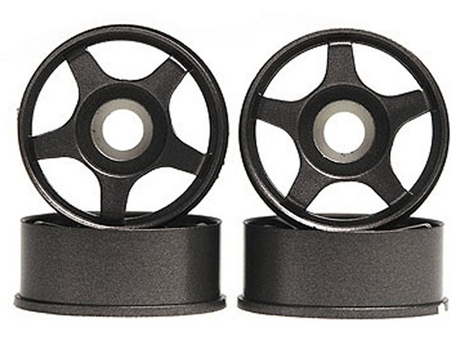 [ KMZ-13GM ] Kyosho Wheel Set(Skyline)gun metal (1/24-5spaak-8,5mm-velgen) (4st.)