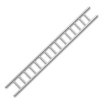 [ AE5740-12 ] Aeronaut ladder in plastic  7mm x 100mm 1pcs