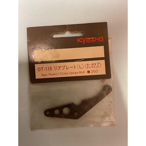 [ KOT110 ] Kyosho Rear Plate (L) (Turbo Optima Mid)