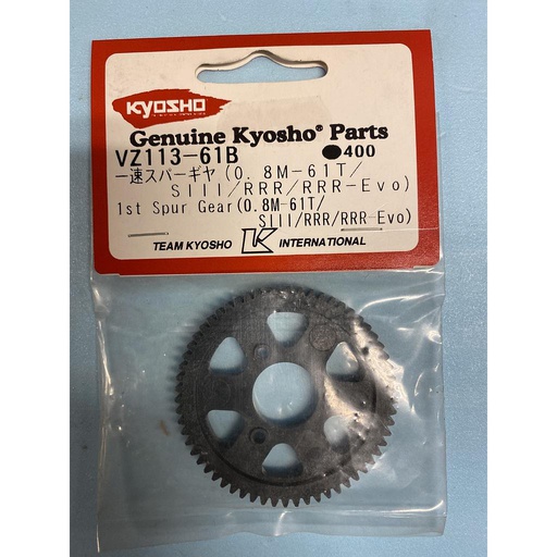 [ KVZ-113-61B ] Kyosho 1st Spur Gear (0.8M-61T)