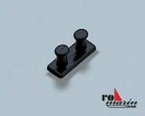 [ KRRO1350 ] Krick dubbele poller plastiek 2x9 mm 6st