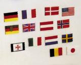 [ KRRO1363 ] Flaggensatz Großbritannien 25x40 mm/15x30 mm 