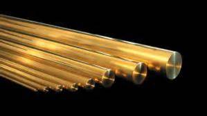 KS3957 ] Messing vol / brass rod  4mm x 1 meter