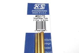 [ KS5075 ] K&S buigbaar messing buis 3/32"+1/8"+5/32" (2.38+3,18+3,97x305mm)