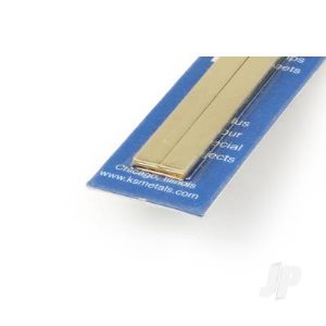 [ KS5078 ] K&S buigbaar messing strip .032"x1/4"&1/2"
